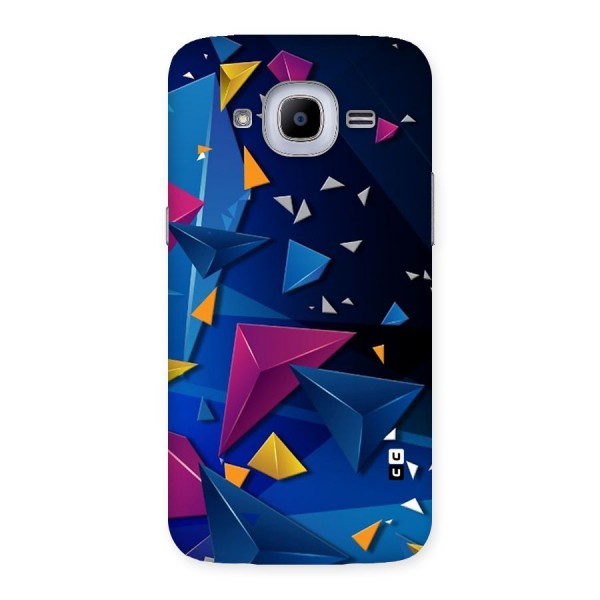 Space Colored Triangles Back Case for Samsung Galaxy J2 2016